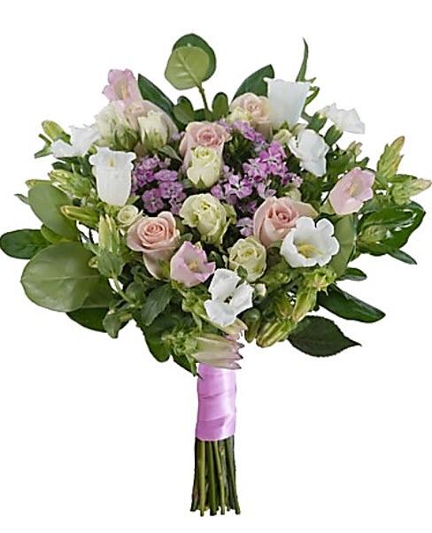 BLUSH-BRIDESMAID BOUQUETS